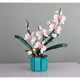 JOJO&amp;Peach Orchid Bonsai Building Set, Botanical Collection, Artificial Flowers for The Home or Office, Gifts for Christmas, Valentine, Mother's Day, Anniversary, Birthday (811 Pieces)