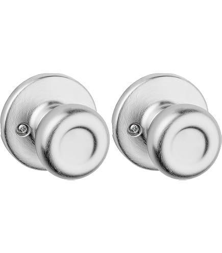 Amazon.com: Kwikset 94880-573 Tylo Half-Dummy Knob in Satin Chrome