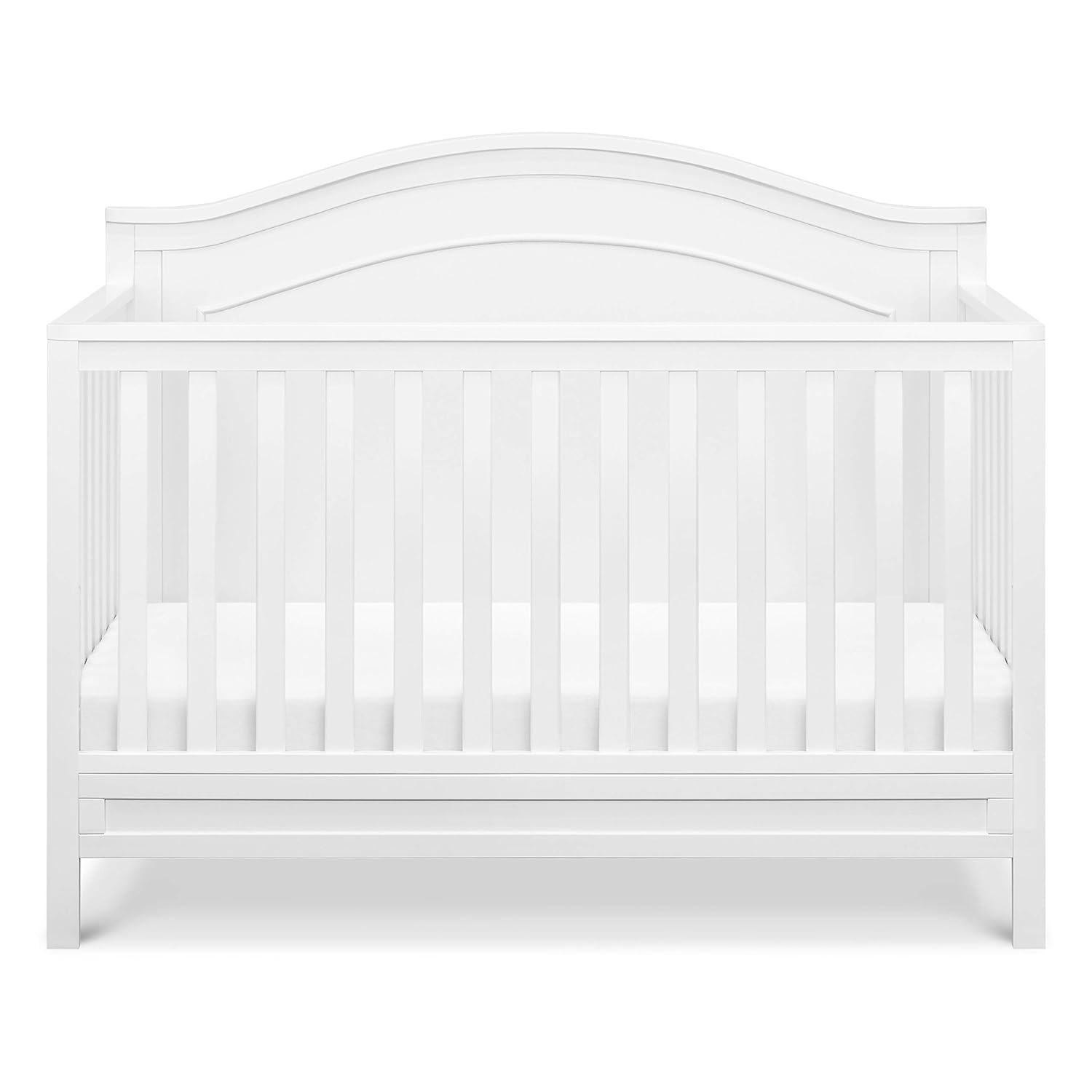 DaVinci Charlie 4-in-1 Convertible Crib in White, Greenguard Gold Certified : Baby