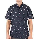 Visive Shirts for Men Big and Tall Short Sleeve Button Up Hawaiian Shirt Black Cat Big 3X