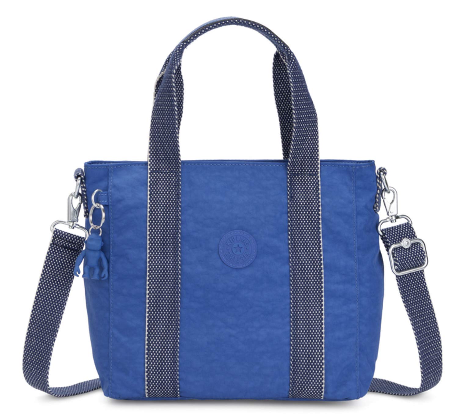Kipling Asseni Mini Women’s Tote, Blue (Wave Blue), 33x21x14 Centimeters (B x H x T)