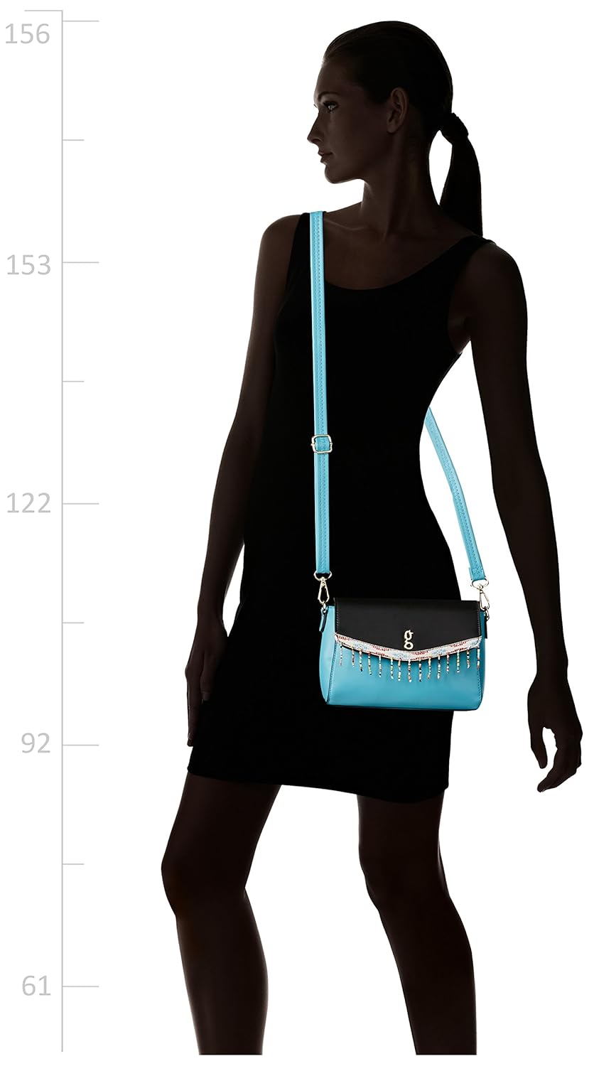 global desi fashion plus women's satchel (turquoise) ()