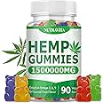 Naturals Fruit Hemp Gummies 1,500,000mg High Strength - Natural Hemp Oil Infused Gummies Great for Peace & Relaxation,America's #1 Favorite Hemp Gummy Brand - 90 Gummies
