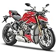 Maisto M34007-20075 1:18 Motorbike Ducati Super Naked V4S, Assorted Colours