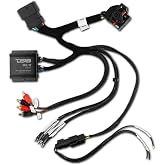 DS18 RY-Harness.HD Harley Davidson Plug and Play Harness for Amplifiers, 4 Channel RCA Pre-Output Ready to Use - Great for Upgrade Your Motorcycle Sound System