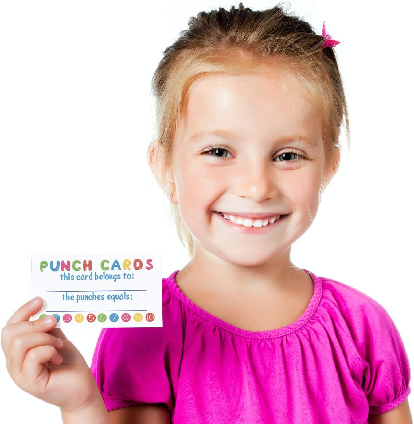 Incentive Cards-50 Rewards Punch Cards for Kids, Students, Teachers, Small Business, Classroom, Chores, Reading Incentive Awards for Teaching Reinforcement Loyalty Cards for Business Customers. : Office Products