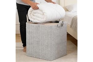 Moving bags Blanket storage Bags-Blanket Storage Folding Clothing Storage Organizer For Closet Wardrobe Seasonal Home Use(Gra