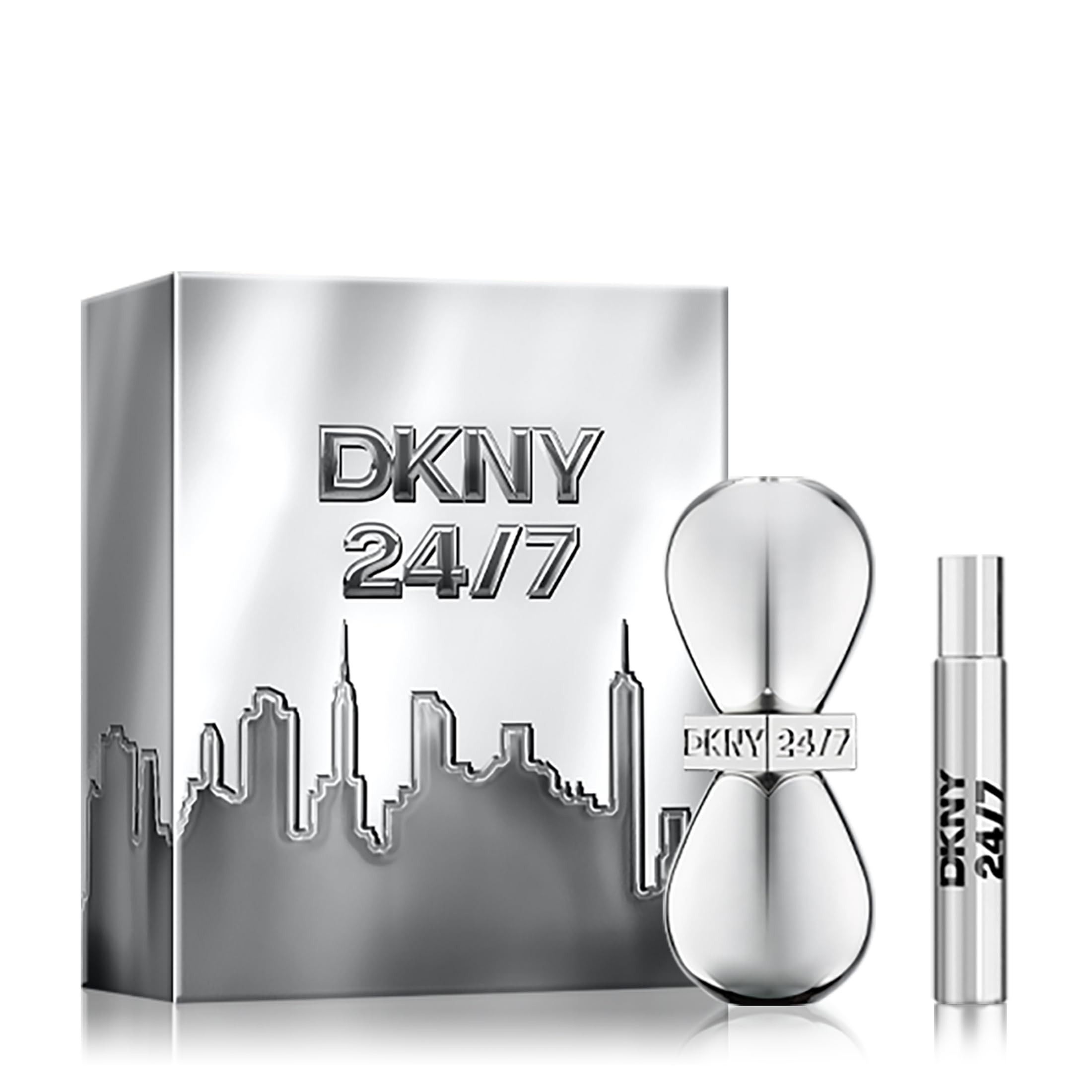 DKNY 24/7 Eau de Parfum 2 Piece Gift Set For Women – Perfume Spray 1.7 Fl. Oz. & Travel Spray 0.5 Fl. Oz.