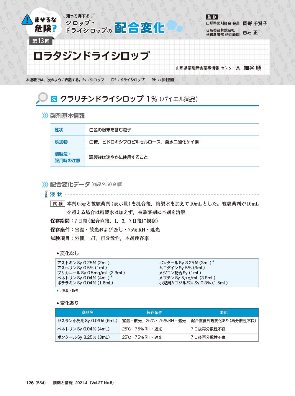 調剤と情報 2021年04月号 雑誌 特集 漫然投与や有害事象を防ぐ トレーシングレポート術 本 通販 Amazon