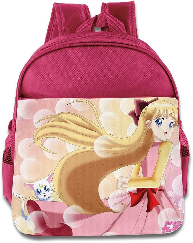 Sailor Moon Minako Aino Kids School Backpack Bag Pink