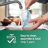 Philips Avent Natural Response Glass Baby Bottle 4oz 120ml Slow Flow Teat view 7