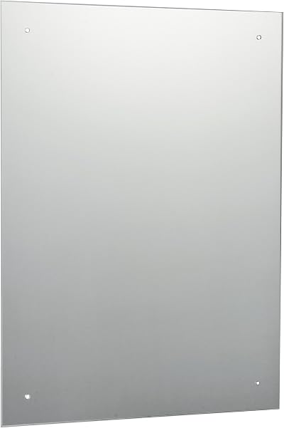 W Waterstone Mirrors & Frames 60x45cm Frameless Bathroom Rectangle Mirror