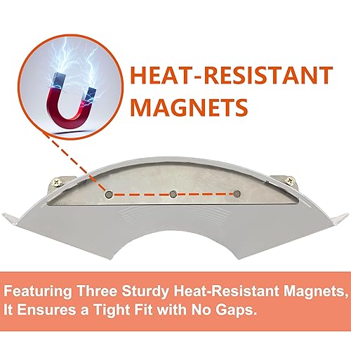 Heat Deflector Modification for Pit Boss: Improved Grate Temperatures with  Pit Boss Heat Diffuser, Magnetic He
