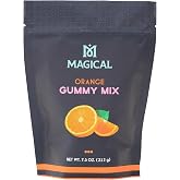 Magical Butter Orange Gummy Mix - Classic (Cane Sugar) | Orange gummy mix, Classic line. Cane sugar sweetened. One 7.5oz bag makes ~30 gummies in 10mL molds.