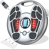 Yuiisenn Foot Massager for Neuropathy, TENS & EMS Foot Circulation Stimulator for Pain Relief, Relieve Swelling, Cramps, RLS & Plantar, with Remote Control