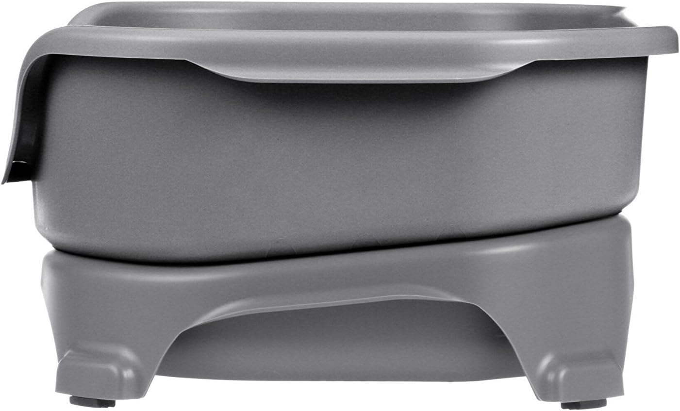 Neater Feeder Express (Cat, Gunmetal) - with Stainless Steel, Drip Proof, No Tip and Non Slip Cat Bowls and Mess Proof Pet Feeder: Kitchen & Dining