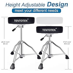 TENTOTEN Drum Throne Adjustable Height Drum