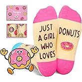 HAPPYPOP Funny Socks for Kids - Pickle Donut Popcorn Ice Cream Gifts for 7-9 Years Old Girl