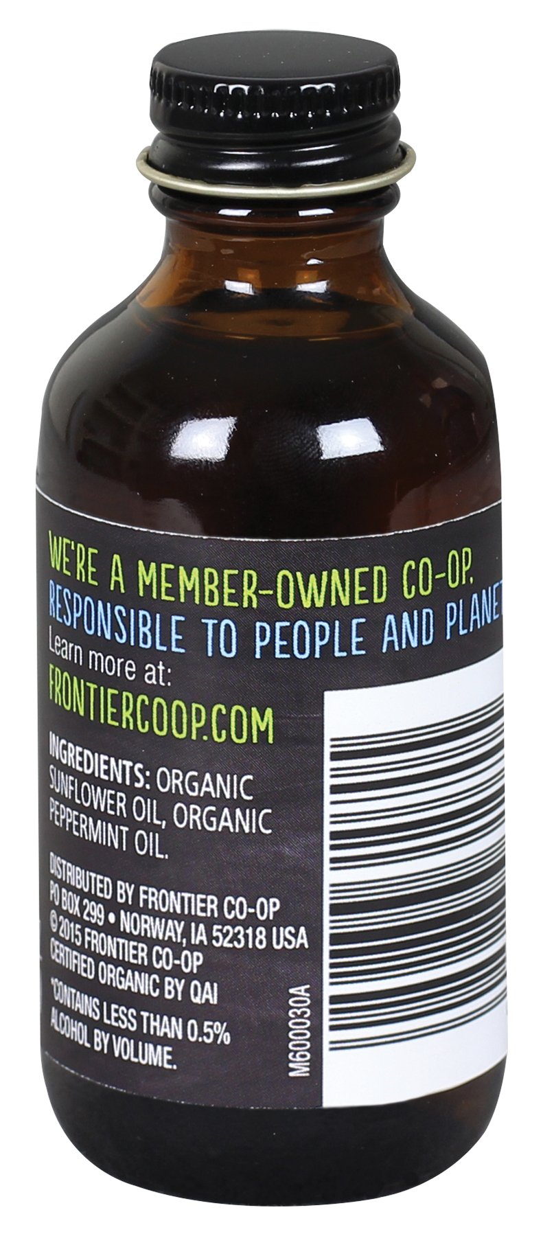 Frontier Peppermint Flavor Certified Organic, 2 Ounce ...