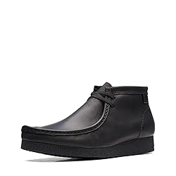 Clarks Men's Shacre Boot Ankle, Black Leather, 10