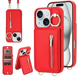 Jcxtrombulous Crossbody Wallet Case for iPhone 15