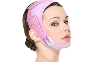 WY LIGHTING LEVEL Reusable V-line Lifting Tape Breathable Double Chin Lift Strap Preventing Sagging Face Straps Comfortable Tightening Skin Lifting Mask Belt for Women Men Depuffing Innovative Lifting Tech