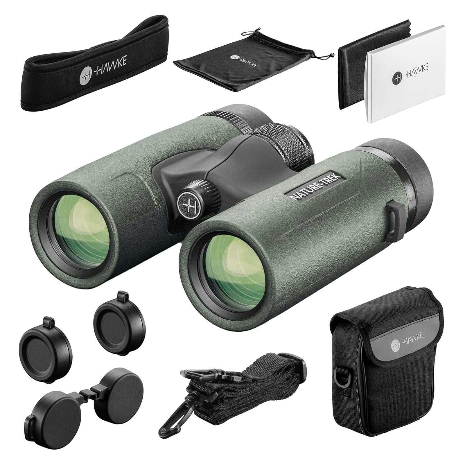 Hawke Nature-Trek 10x32 Binocular Green