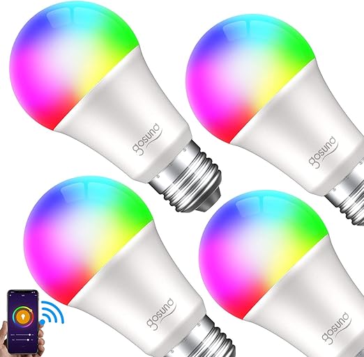 Amazon Co Jp Amazon Alexa認定 ゴウサンド Gosund Wifiスマート電球 スマート Led ランプ マルチカラー E26 スマートライト Alexa Google Home対応 1600万色 追加機器不要 4個セット Diy 工具 ガーデン
