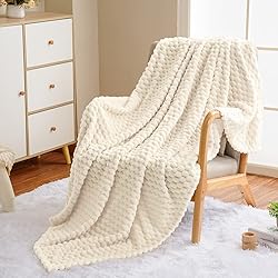 Vessia Flannel Fleece Throw Blanket(50x70 inch), 3D