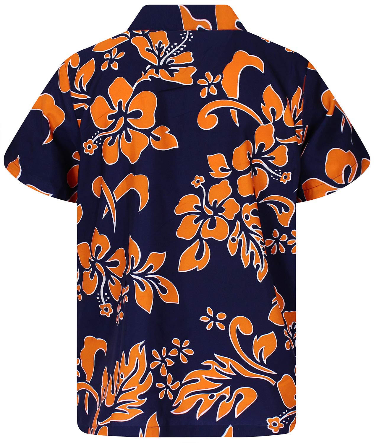 KING KAMEHA Hawaiian Shirt Men Funky Casual Button Down Shortsleeve Unisex Flowers Beach Party Flower Hibiscus - Image 3