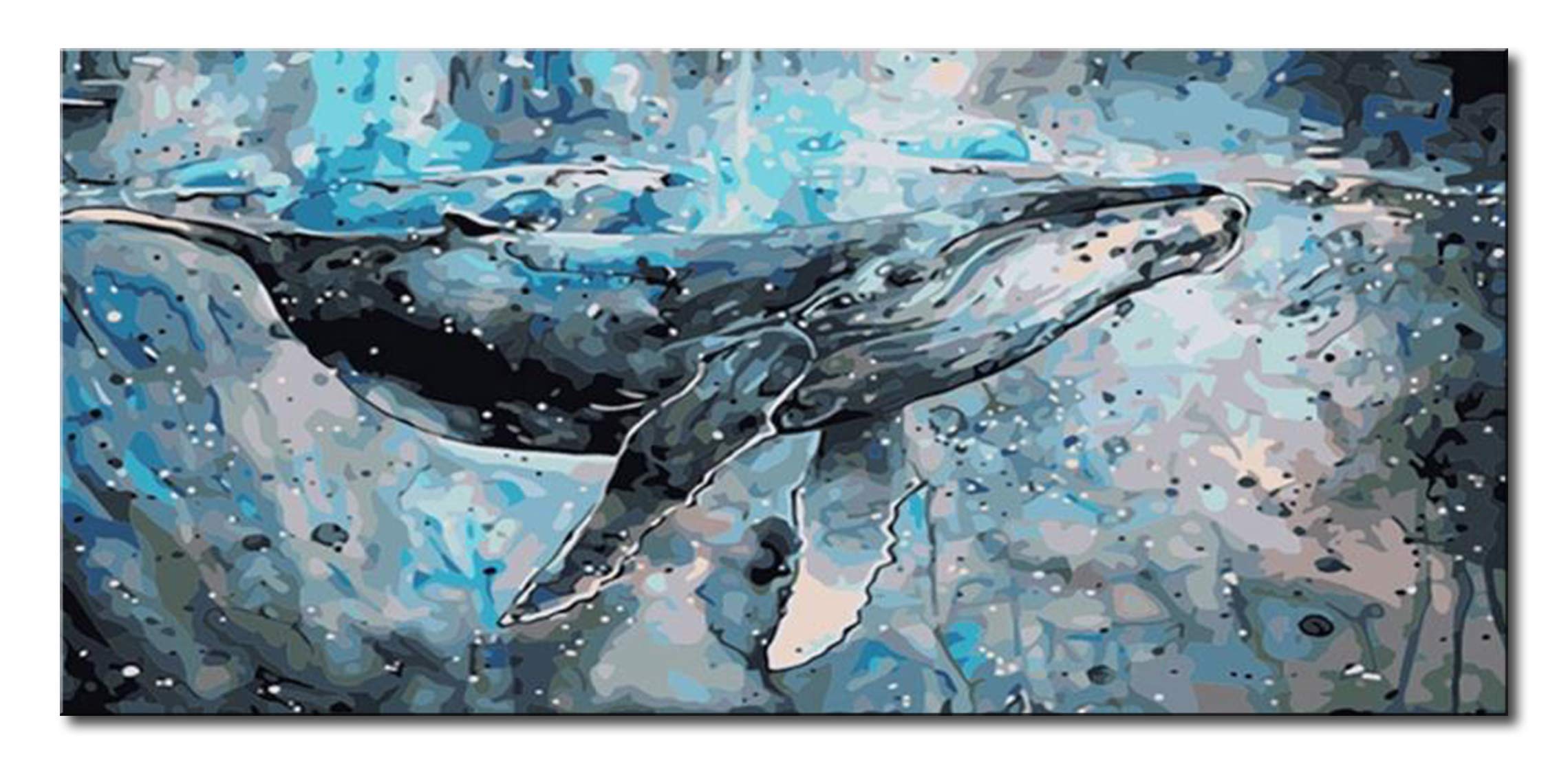 Shukqueen Paint by Number, DIY Oil Painting for Adults, Beginner's, 16X20 Inch, Frameless