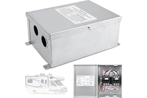 REENKEY 50 Amp Automatic Transfer Switch for RV,Speedboats,Travel Trailer,Camper Van,120V Generator Transfer Switch for Inverter/Shore Power/Generators