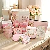 Birthday Gifts for Women,Valentine Gift Basket for Women Birthday Unique, Spa Basket Care Package Get Well Soon Box for Teen Girls, Sister, Mom, Her Fantasy Box for Mother's Day or Christmas Gifts