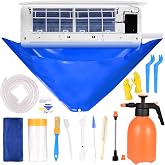 LEARNIBEE 14Pcs Mini Split Cleaning Kit, Professional Mini Split Cleaning Bag with 2L High-Pressure Sprayer &amp; Gloves, AC Cleaning Kit for Wall-Mounted Air Conditioners - Large