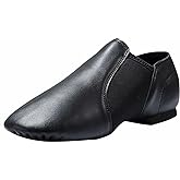 Dynadans Women's Leather Upper Slip-on Jazz Shoe