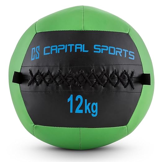 CapitalSports Wallba 4 Balón Medicinal de Cuero sintético (Peso 4 ...