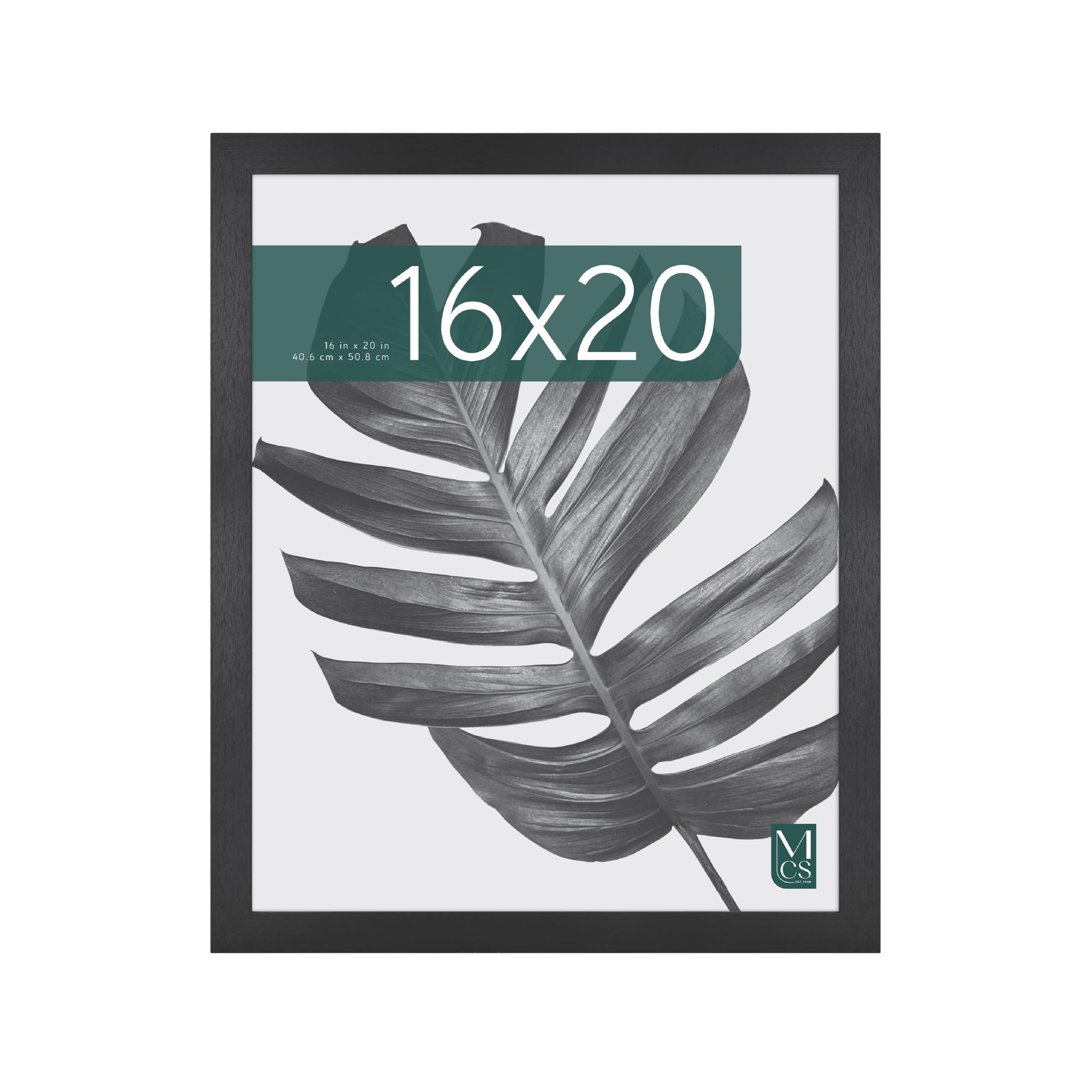 Photo 1 of ***MINOR DAMAGE*** MCS Studio Gallery 16x20 Poster Frame Black Woodgrain, Vertical & Horizontal Wall Hanging Large Picture Frame for Photos, Posters & Art Prints (1-Pack)