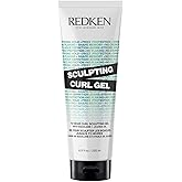 Redken Sculpting Curl Gel, Curl Defining Cream, Styling Gel for Curly Hair, 72Hr Definition Activator, With Jojoba Oil and Sq
