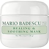 Mario Badescu Mask 2 Oz - Healing and Soothing, Cucumber Tonic, Enzyme Revitalizing, and Rose Hip Face Mask Skin Care - Facial Masks for Women and Men