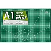 ArtAt Self Healing Cutting Mat: 24 x 36 inch Green Large 5-Ply Double-Sided Durable Non-Slip PVC Cutting Mat for Sewing Quilting Scrapbooking Art &amp; Crafts projects&hellip;