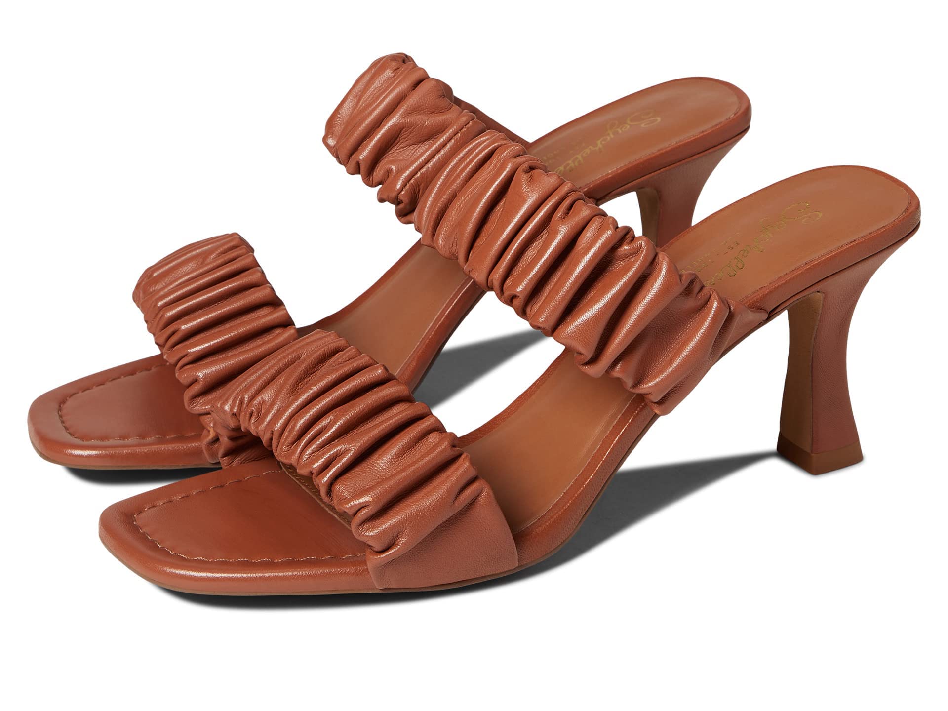 Photo 1 of Seychelles Women's Leeward Heeled Sandal, Cognac, 9