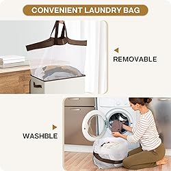 SOLEDI Laundry Hamper with Lid - 100L XL - Large