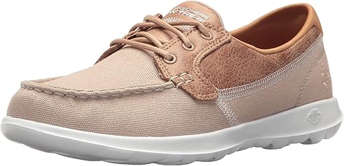 skechers gowalk lite coral women's boat shoes
