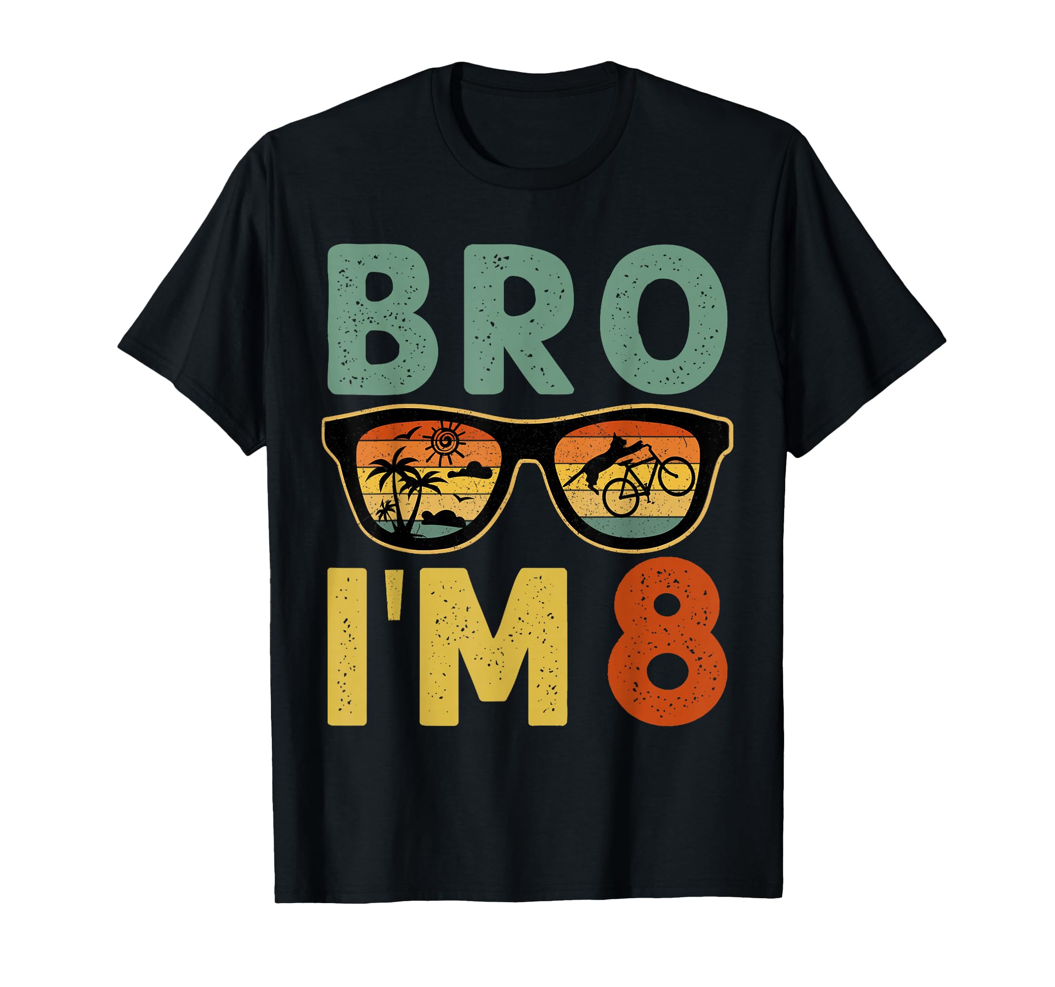 Photo 1 of 8th Birthday Boy Bro I’m 8 Year Old Kids Eight Bday T-Shirt