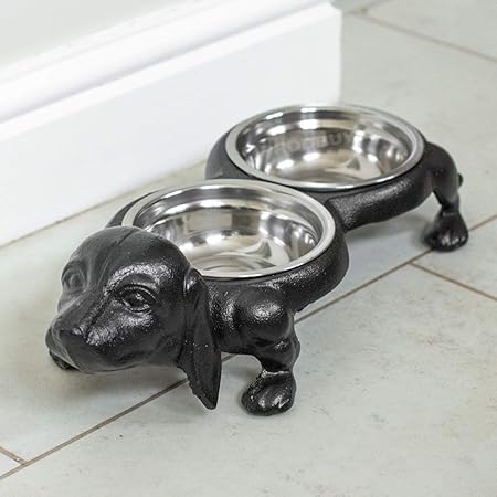 cast iron dog bowl