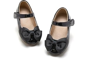 ESTINE Mary Jane Flats for Little Kids Toddler Baby Girls Glittery Dress Princess Ballet Shoes