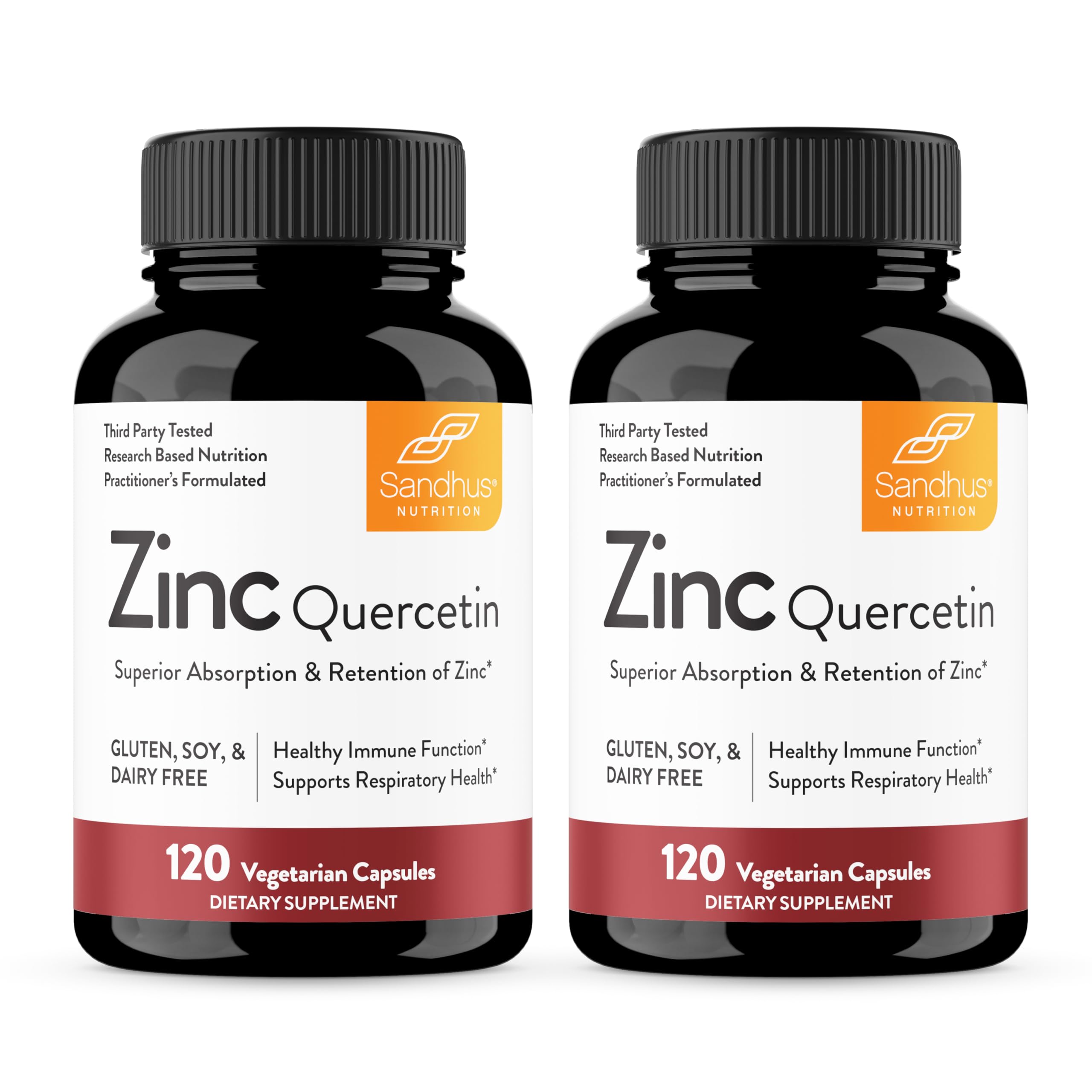 Sandhu's Zinc Quercetin 120 Vegetarian Capsules