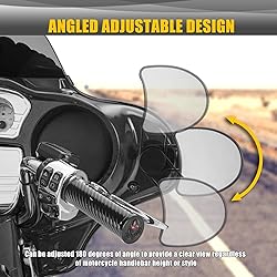 Sresk Motorcycle Adjustable Mirror Relocator Mount