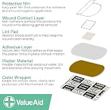 Value Aid Assorted Washproof Plasters 100 Pack Latex Free Hypoallergenic view 2