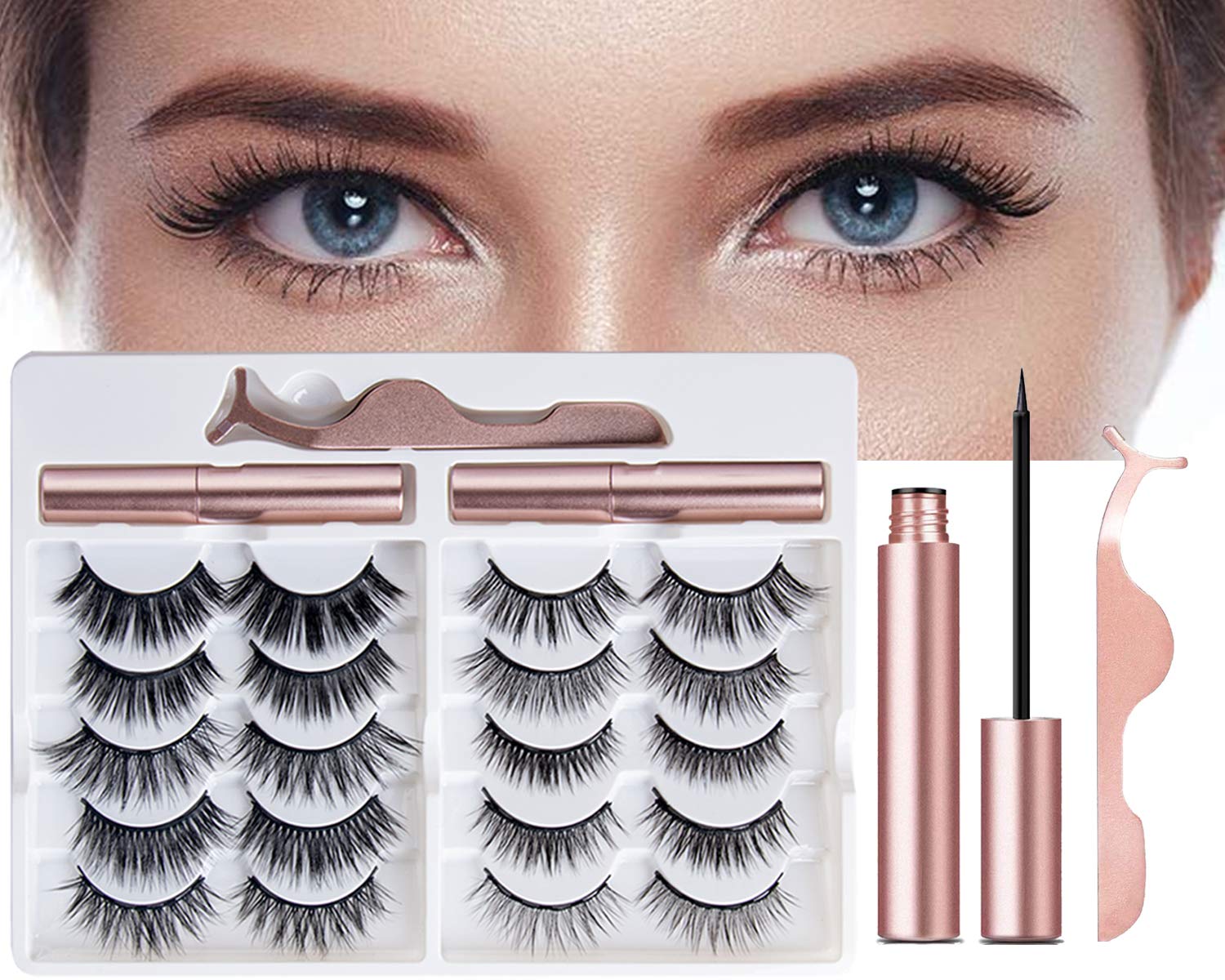 Eyelashes with Eyeliner Eyelashes